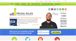 Desktop Screenshot of frugalrules.com